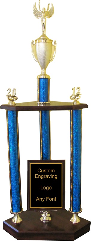 Free Engraving TY92A Gold Motor Racing Trophy Award in Plastic Case 